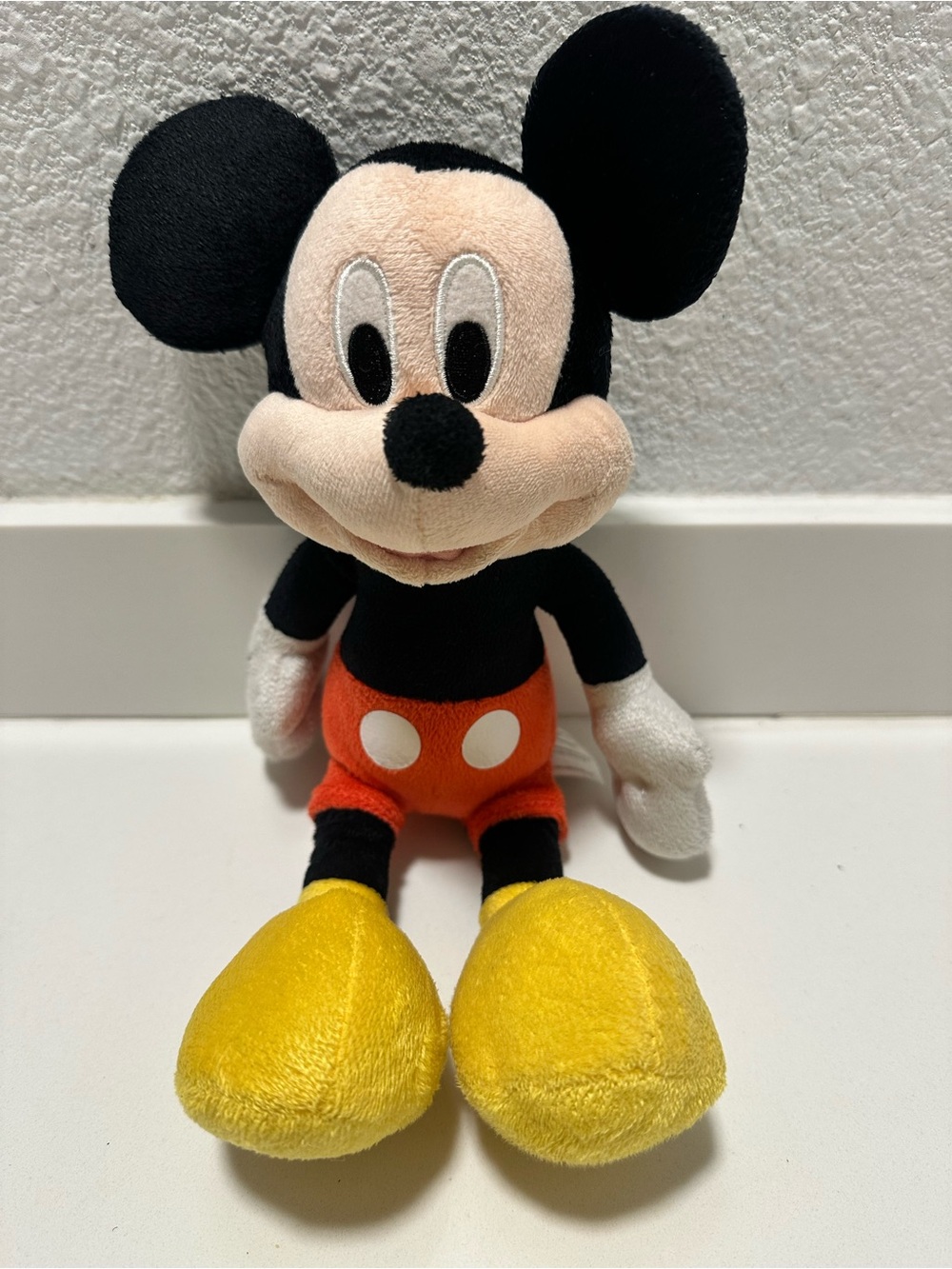 Disney Mickey Mouse Plush - Black, Red, Yellow